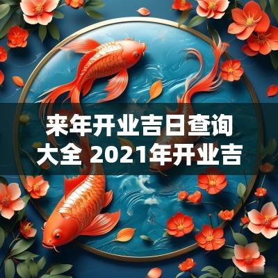 来年开业吉日查询大全 2025年开业吉日查询
