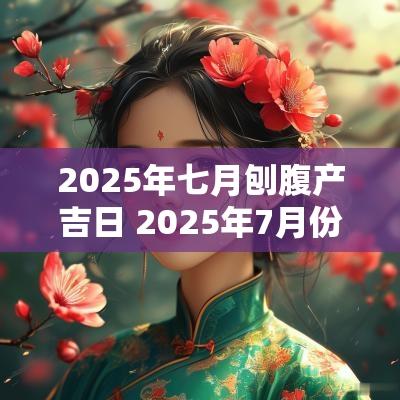 2025年七月刨腹产吉日 2025年7月份剖腹产吉日