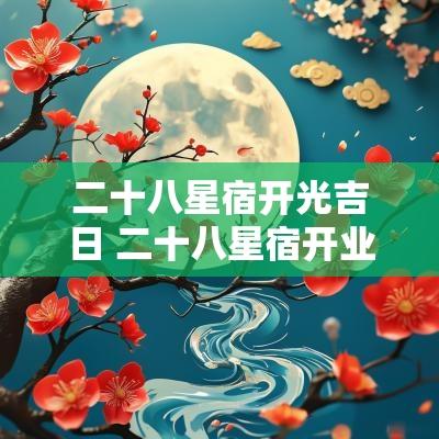 二十八星宿开光吉日 二十八星宿开业吉日