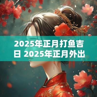 2025年正月打鱼吉日 2025年正月外出吉日