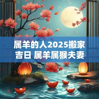属羊的人2025搬家吉日 属羊属猴夫妻搬家吉日