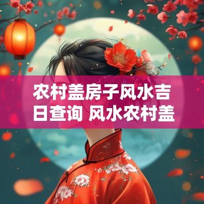 农村盖房子风水吉日查询 风水农村盖房吉日大全图解