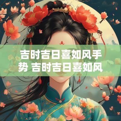 吉时吉日喜如风手势 吉时吉日喜如风用在什么场合
