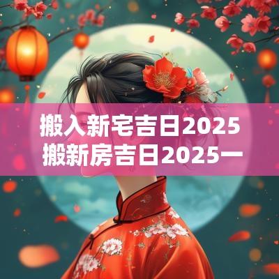 搬入新宅吉日2025 搬新房吉日2025一览表大全