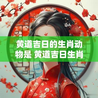 黄道吉日的生肖动物是 黄道吉日生肖