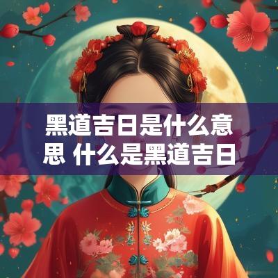 黑道吉日是什么意思 什么是黑道吉日是指哪些日子