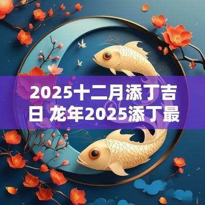 2025十二月添丁吉日 蛇年2025添丁最好的属相