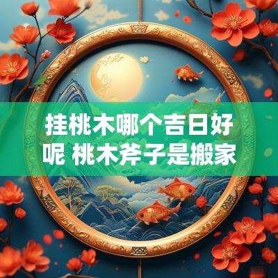 挂桃木哪个吉日好呢 桃木斧子是搬家吉日挂么