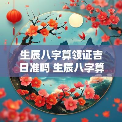 生辰八字算领证吉日准吗 生辰八字算结婚日期