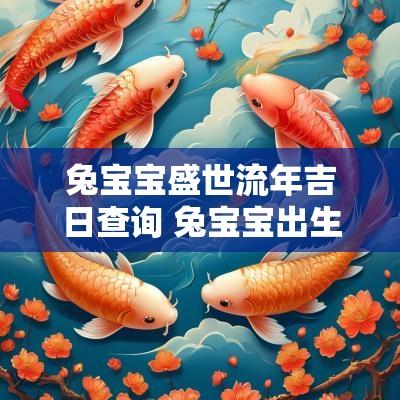 兔宝宝盛世流年吉日查询 兔宝宝出生时辰吉日阳历