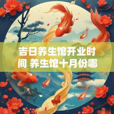 吉日养生馆开业时间 养生馆十月份哪天开业好