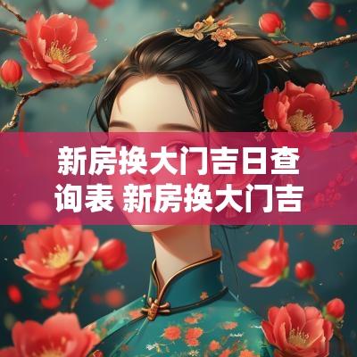 新房换大门吉日查询表 新房换大门吉日怎么选好