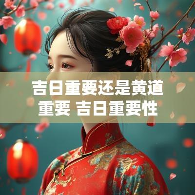 吉日重要还是黄道重要 吉日重要性