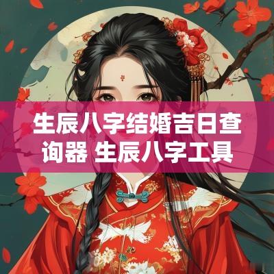 生辰八字结婚吉日查询器 生辰八字工具官方最新版