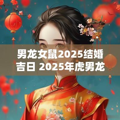 男龙女鼠2025结婚吉日 2025年虎男龙女结婚吉日
