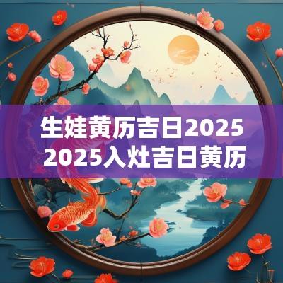 生娃黄历吉日2025 2025入灶吉日黄历