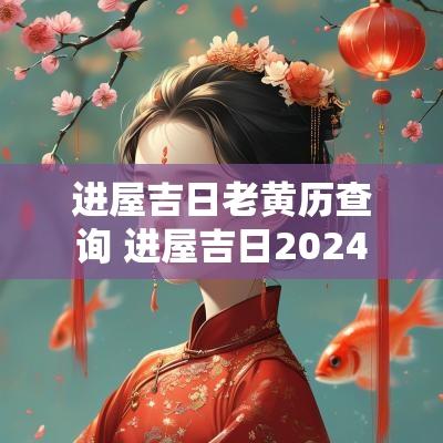 进屋吉日老黄历查询 进屋吉日2025