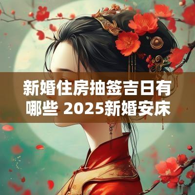 新婚住房抽签吉日有哪些 2025新婚安床吉日查询