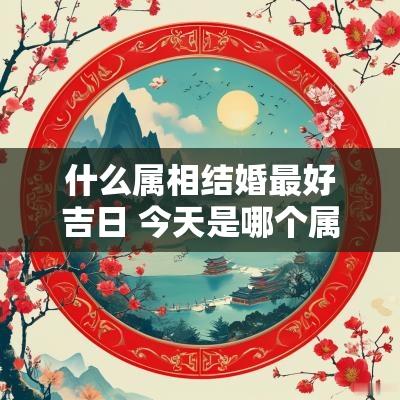 什么属相结婚最好吉日 今天是哪个属相的吉日