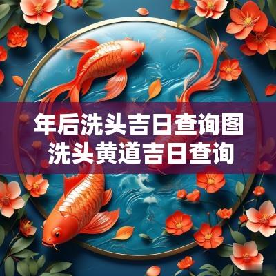 年后洗头吉日查询图 洗头黄道吉日查询