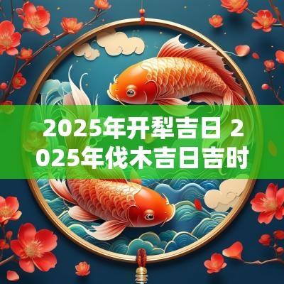 2025年开犁吉日 2025年伐木吉日吉时