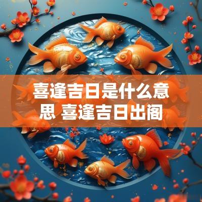 喜逢吉日是什么意思 喜逢吉日出阁