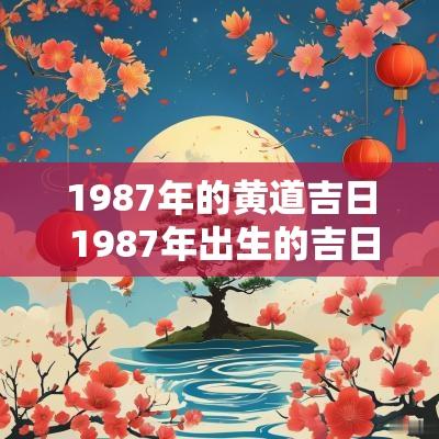 1987年的黄道吉日 1987年出生的吉日查询