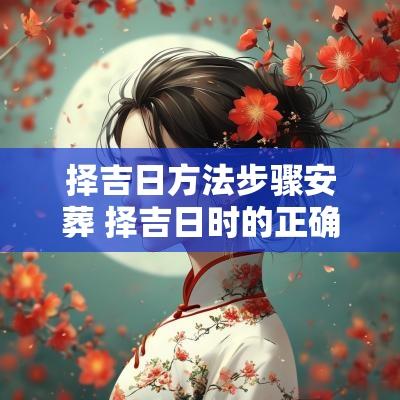 择吉日方法步骤安葬 择吉日时的正确方法和步骤