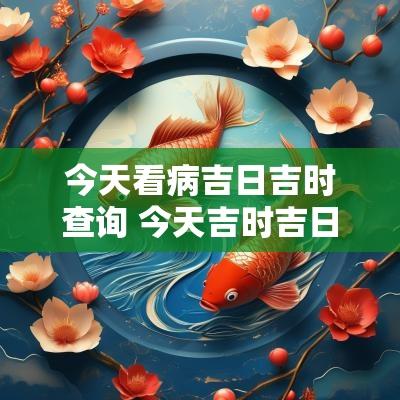 今天看病吉日吉时查询 今天吉时吉日查询老黄历