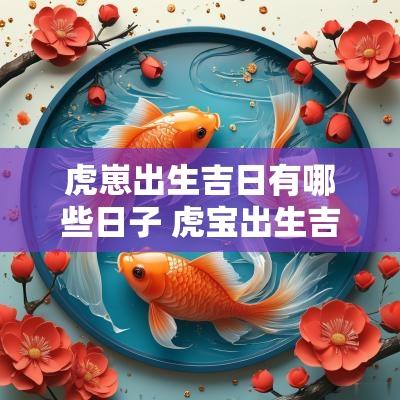 虎崽出生吉日有哪些日子 虎宝出生吉日一览表