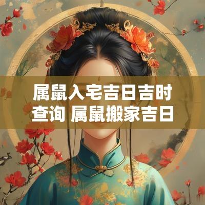 属鼠入宅吉日吉时查询 属鼠搬家吉日吉时查询表