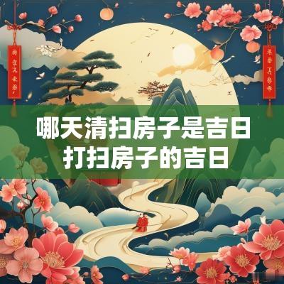 哪天清扫房子是吉日 打扫房子的吉日