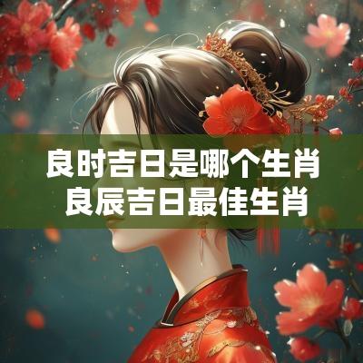 良时吉日是哪个生肖 良辰吉日最佳生肖是什么