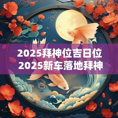 2025拜神位吉日位 2025新车落地拜神吉日