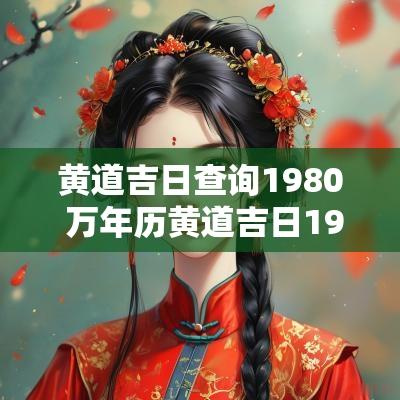 黄道吉日查询1980 万年历黄道吉日1980