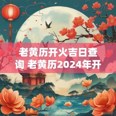 老黄历开火吉日查询 老黄历2025年开火吉日查询