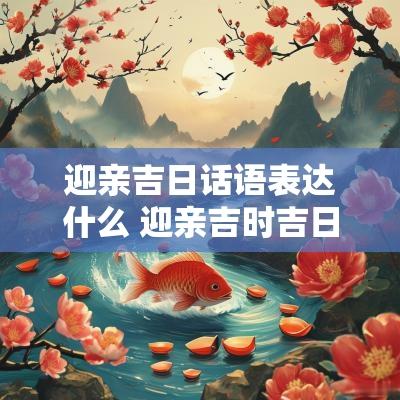 迎亲吉日话语表达什么 迎亲吉时吉日有哪些