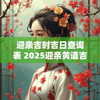 迎亲吉时吉日查询表 2025迎亲黄道吉日