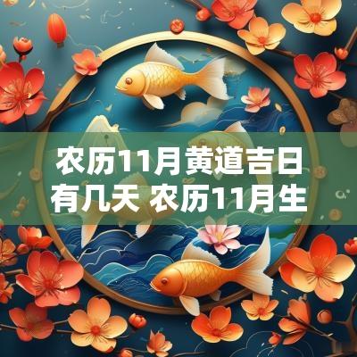 农历11月黄道吉日有几天 农历11月生孩子的黄道吉日