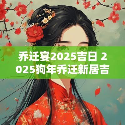 乔迁宴2025吉日 2025狗年乔迁新居吉日