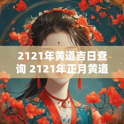 2121年黄道吉日查询 2121年正月黄道吉日