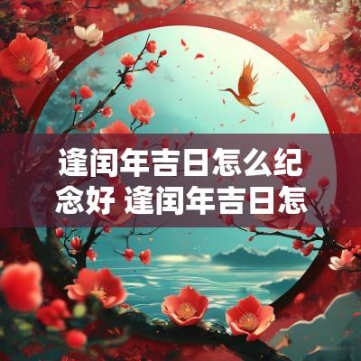 逢闰年吉日怎么纪念好 逢闰年吉日怎么纪念