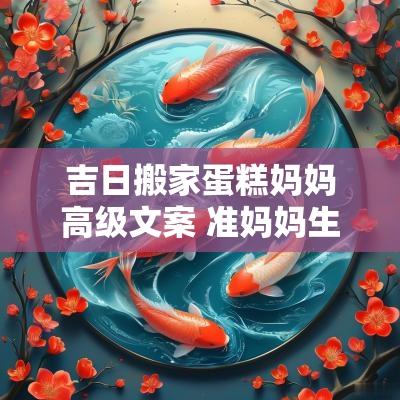 吉日搬家蛋糕妈妈高级文案 准妈妈生日蛋糕文案简短高级