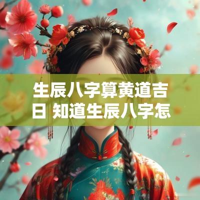 生辰八字算黄道吉日 知道生辰八字怎么选吉日
