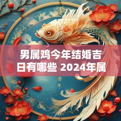 男属鸡今年结婚吉日有哪些 2025年属鸡男结婚吉日一览表
