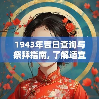 1943年吉日查询与祭拜指南, 了解适宜的祭祀时间