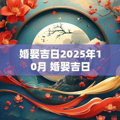 婚娶吉日2025年10月 婚娶吉日