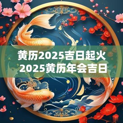 黄历2025吉日起火 2025黄历年会吉日