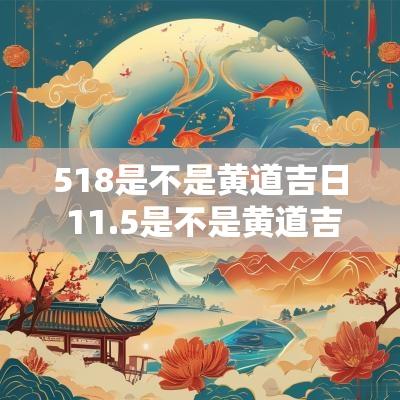 518是不是黄道吉日 11.5是不是黄道吉日