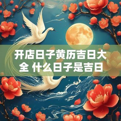 开店日子黄历吉日大全 什么日子是吉日好开店